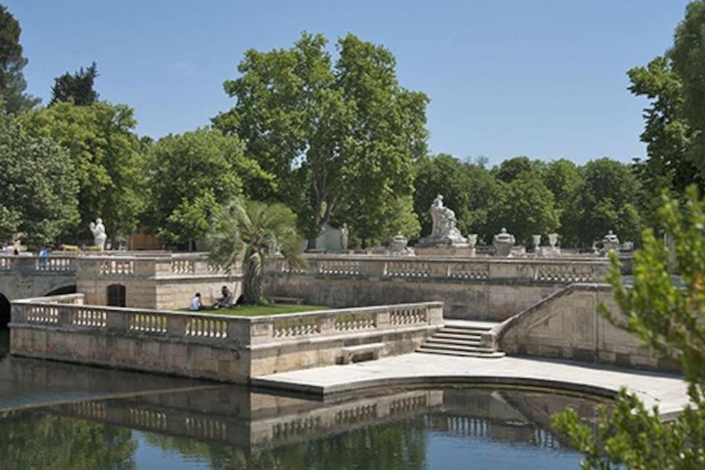 Apartament Fabienne Cote Jardins De La Fontaine Nîmes Zewnętrze zdjęcie